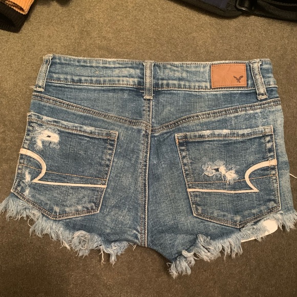 American Eagle Distressed Jean Shorts - Picture 2 of 3